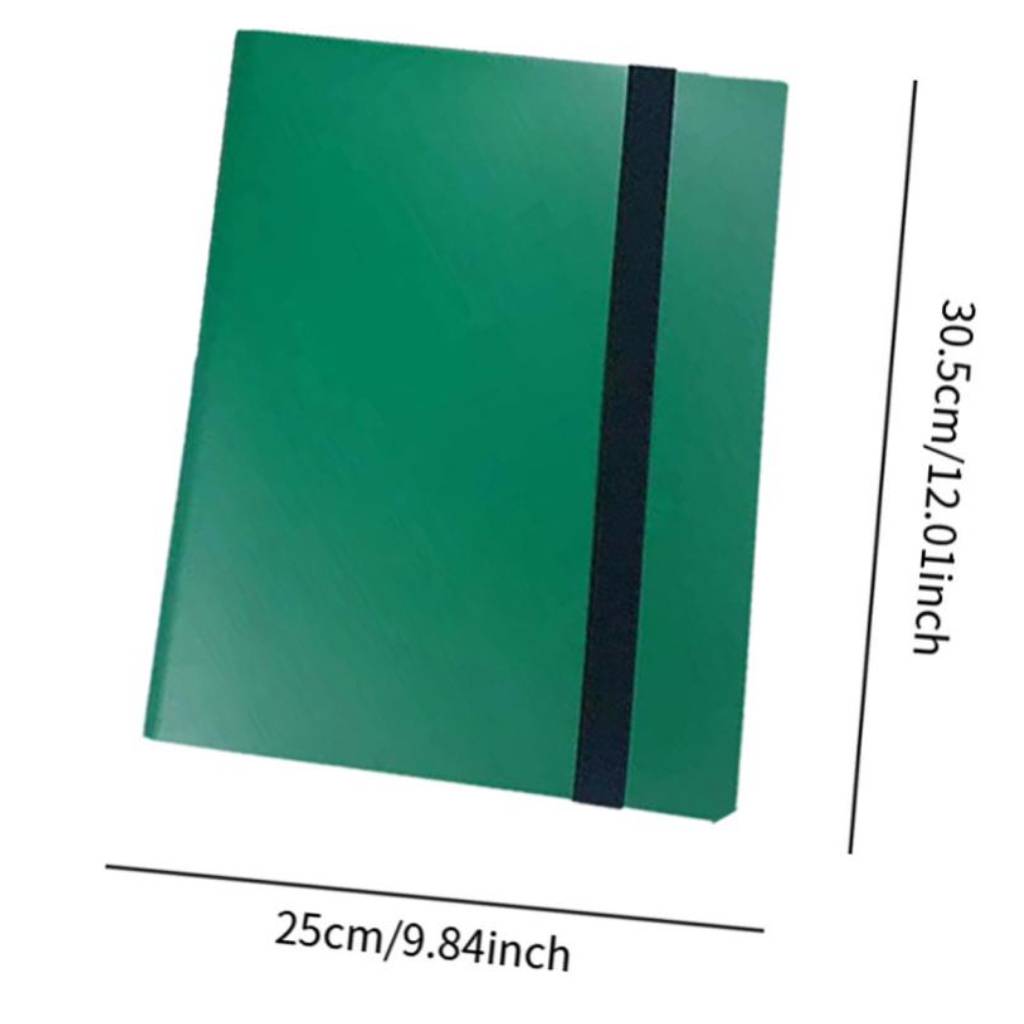 4 Pockets Trading Card Carrying Binder Card Collection Binder for Sports Cards Card Books Card Storage Case