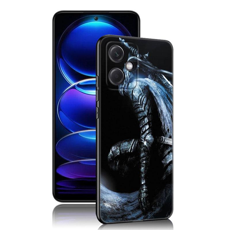 Game Dark Souls Black Silicone Phone Case For Xiaomi Redmi Note 10 11 11S 12 13 4G 8 9 11T Pro 5G Plus 8T 9S 10S 12S