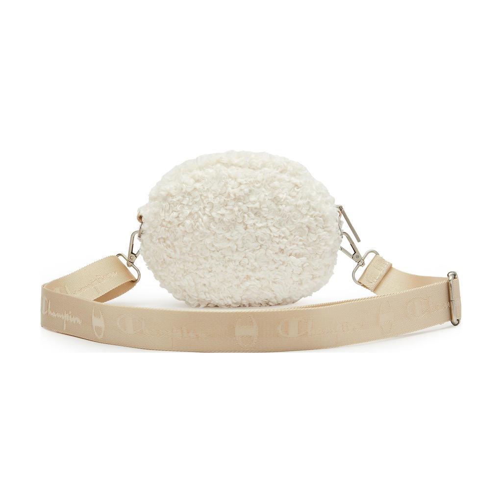 Champion Furry Series Cute Big C-Logo Color Block Trendy Versatile Fabric Mini Shoulder Bag Round Crossbody Bag Unisex Bags U3DACPU22