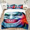 Joker'S Fiery Smile Print 3Pcs Bedding Setduvet Cover With 2 Bedropillowcase Home Birthday Gift