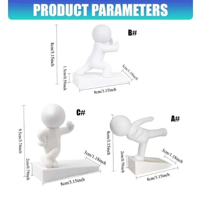 Door Stoppers Funny Door Stop for Bottom of Door,Decorative Doorstop Door Wedges Interior Doorstop for Home Office Floor