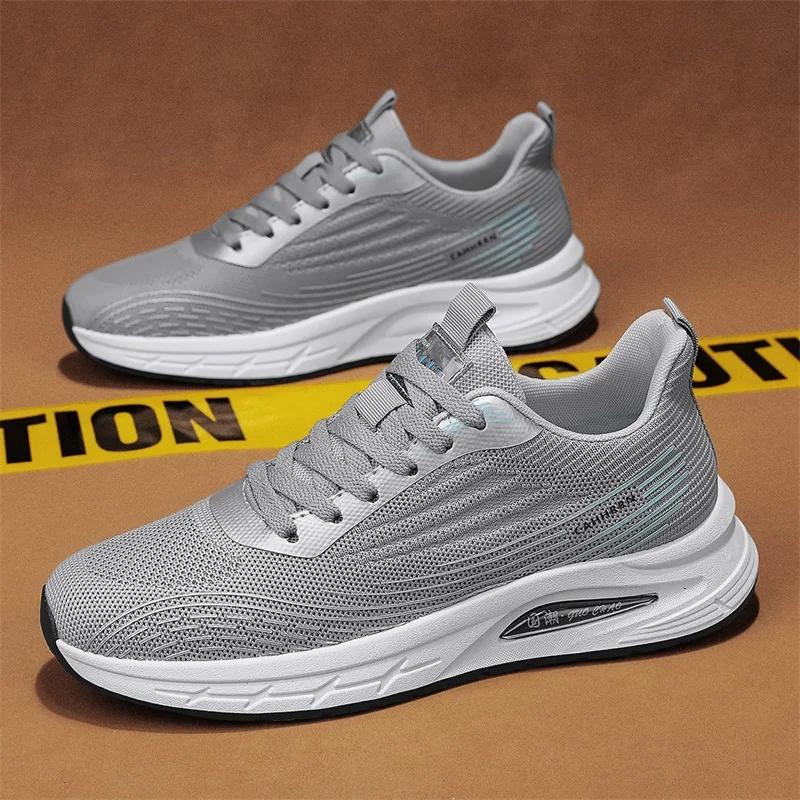 

2025 Summer Breathable Running Mesh Casual Shoes Versatiles Men Vulcanized Shoes Man Casual Sneakers Tenis Para Hombre 39