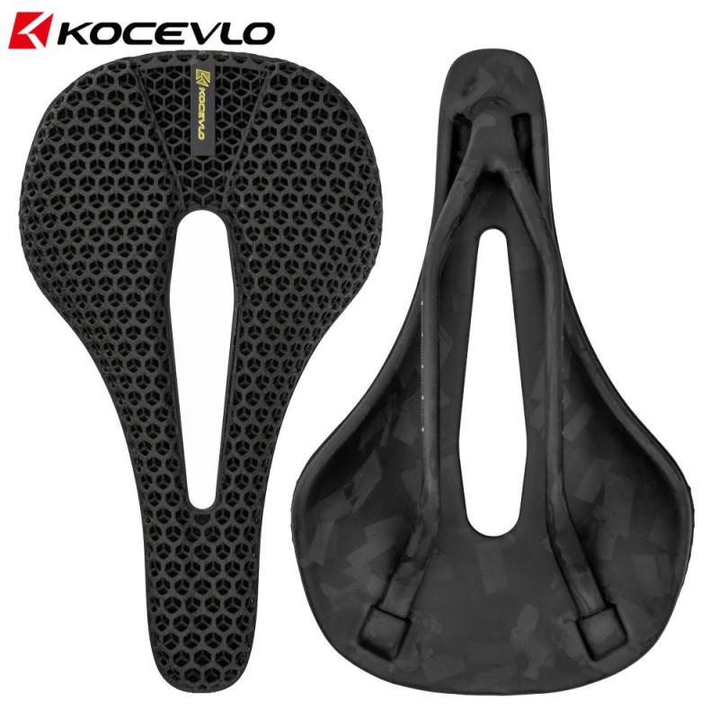 KS07 3D Printed Carbon Fiber Bicycle Saddle Road Mountain Bikes T800 Reinforced Racing Seat