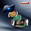 Car Electric Phone Holder with Auto Metal Induction for Air Vent Navigation.