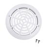Replacement Cover Main Drain Swimming Pool Accessary with Screws White