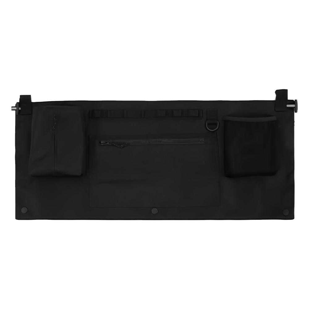 Bedside Bag Organizer Outdoor Camping Bedside Storage Hanger Bunk Bed Rail Organizer Beach Armrest Pouch Versatile For Keys чёрный