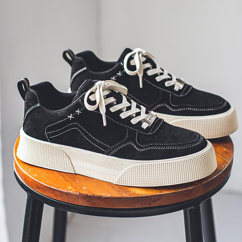 2024 Breathable Men's Sports Shoes High Quality Running Shoe Leather Waterproof Forrest Gump Shoes Jogging Shoes Youth Sneakers