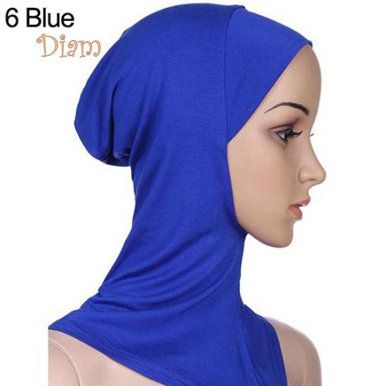 Tenfyer Soft Muslim Full Cover Inner Hijab Cap Islamic Underscarf Neck Head Bonnet Hat