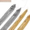 Stainless Steel Chains DIY Jewelry Making O-Chain Necklace 10pcs/Lots 1.5/2MM Woman Accessories Choker 18K Golden