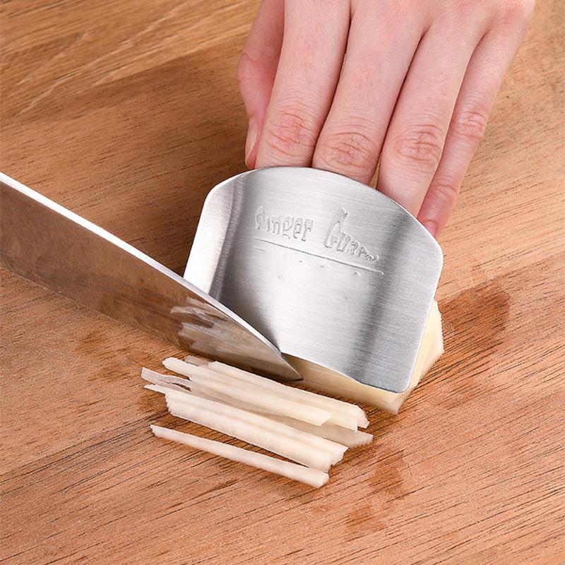 1~3 STÜCKE Küchenwerkzeug Zubehör Edelstahl Fingerschutz Sicherheit Schneiden von Gemüse Handschutz Küchenwerkzeug Fingerschutz Werkzeug