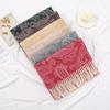 Fashion Jacquard Pashmina Scarf Tassels  Style Big Shawls Woman Autumn Warm Wraps Cape Female Thick Blanket 185*70cm