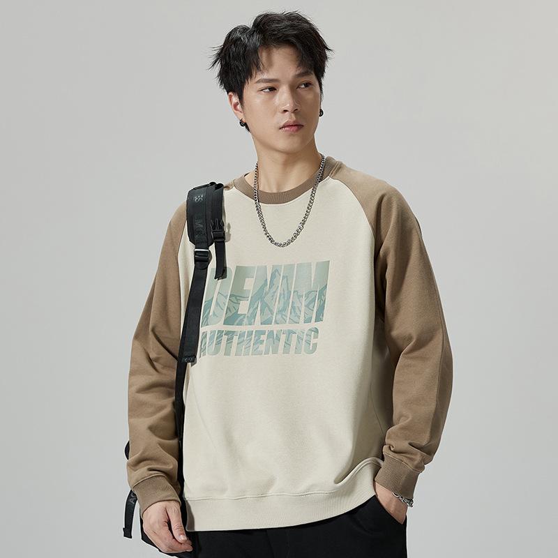 Осенне-зимний свитер с круглым вырезом для мужчин — фото 5