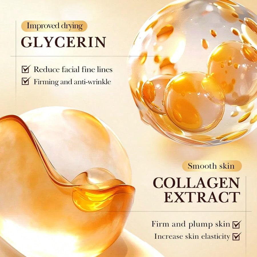 1PC 24.K Golden Collagen Serum 40 Ml,Hydrating Essence For Improving Fine Lines, Reduce Wrinkles,Nou