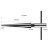 2Pcs/Set Carbon Steel Tapered Reamer Tool Hexagonal Shank 3-13mm 5-16mm Chamfer Taper Reamer Set Metal Round Shank Hole Opener