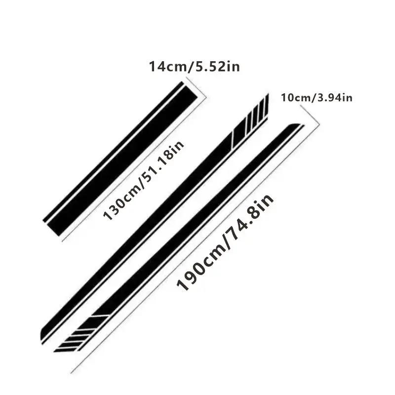 Автомобильные виниловые наклейки на капот декоративные наклейки декоративные виниловые длинная полоска дверная наклейка двусторонняя лента для автомобильных аксессуаров