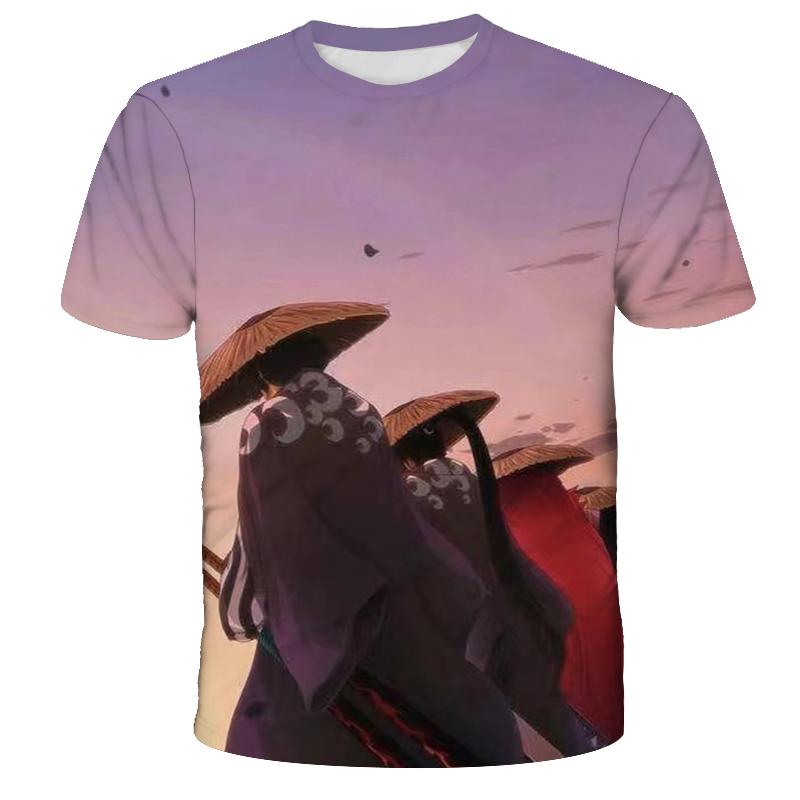 New 3D Printed Animation Element Outdoor Leisure T-shirt Comfortable Material Suitable For, Men and Women