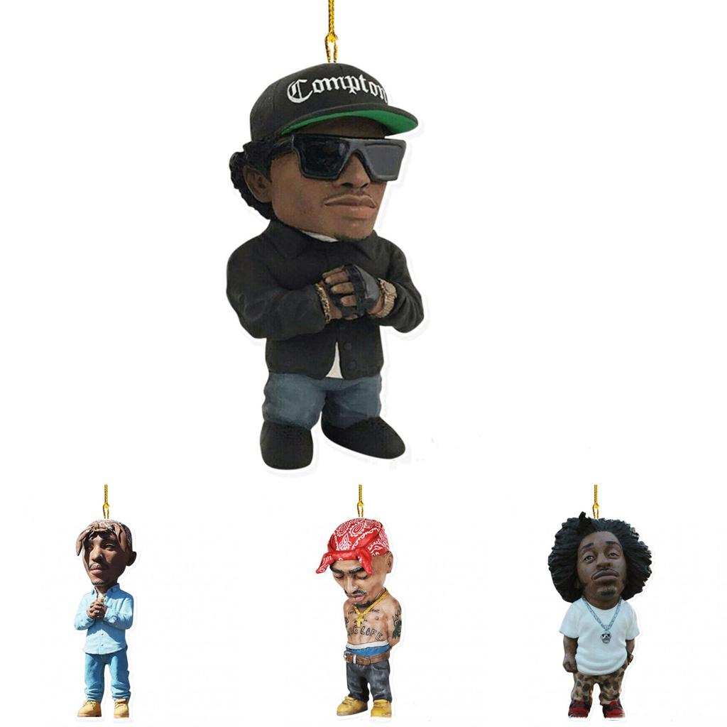 Notorious Biggie Action Figure Acrylic Pendant Ornament Gift