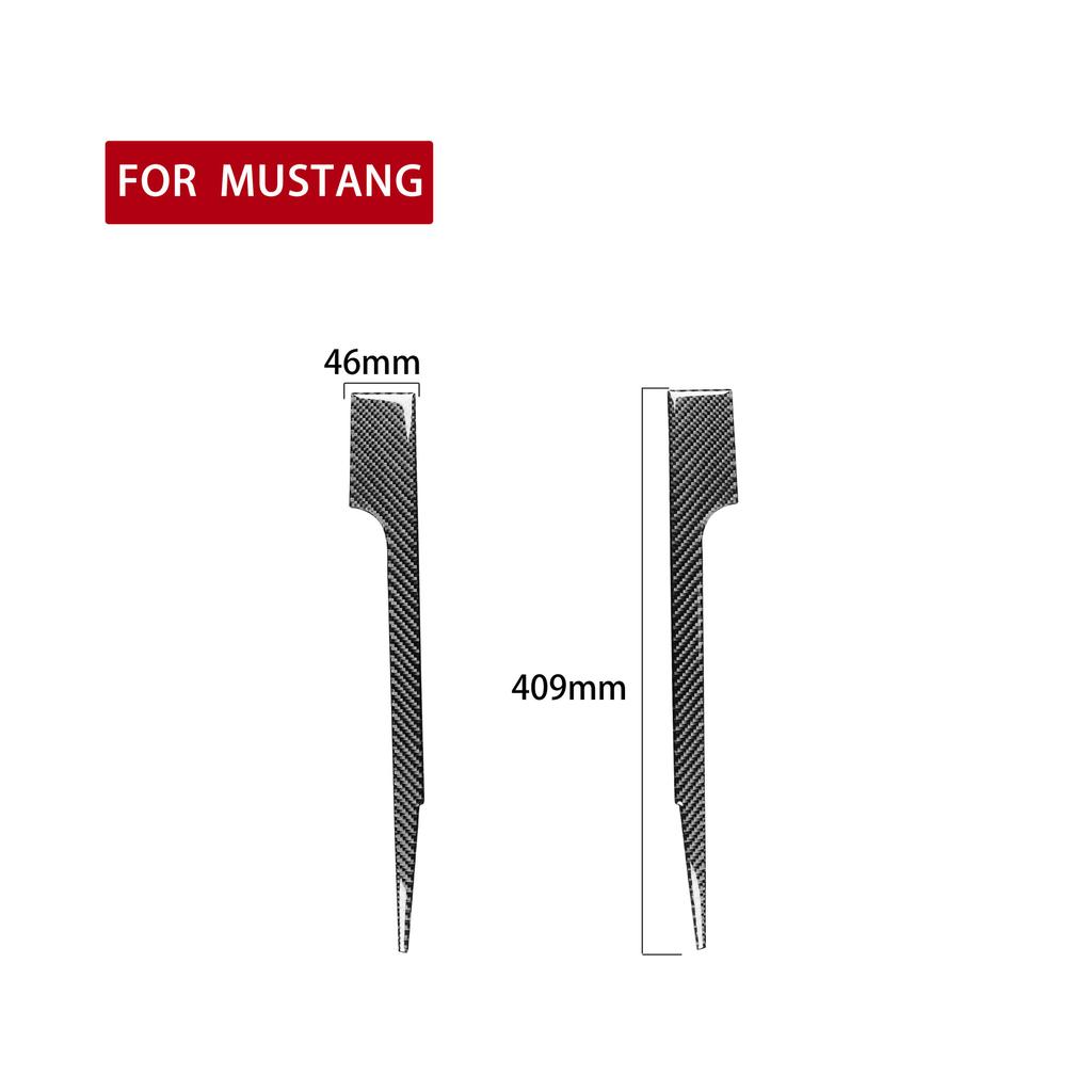 Carbon Fiber For Ford Mustang 2005-2009 Car Center Control CD Decor Panel Cover Sticker Auto Indoor Accessories Trim