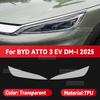 For BYD ATTO 3 EV YUAN PLUS 2025 Car Headlight Transparent TPU Protective Cover Film Front Light Tint Change Color Sticker