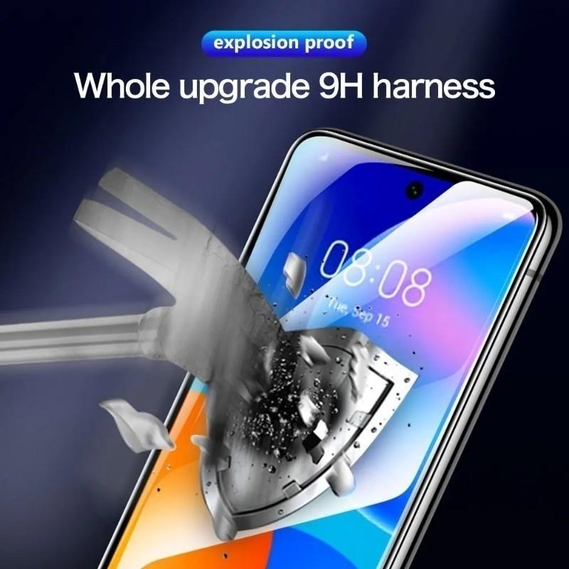 2PCS Full Tempered Glass Black Edge Film For Vivo Y15a Y15 HD Clear Screen Protector For vivo Y12a Y12 Y11s Y11 2021 Anti Spy Privacy Glass Film