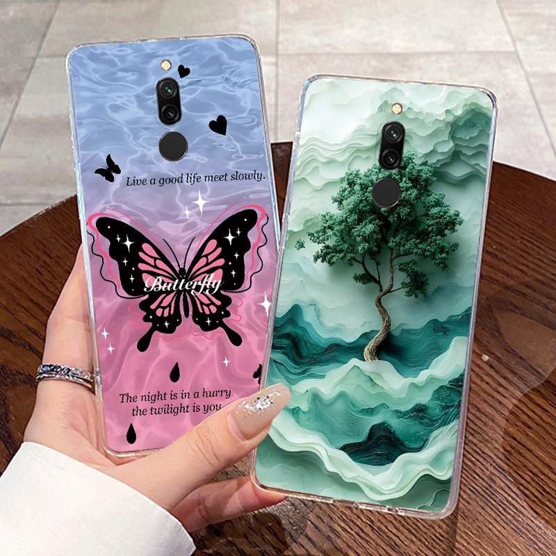 For Xiaomi Redmi 8 Case Redmi 8A Case Redmi 9 Prime Shell Clear Silicone Soft TPU Back Cover Cute Rabbit Cat Dinasaur Phone Case