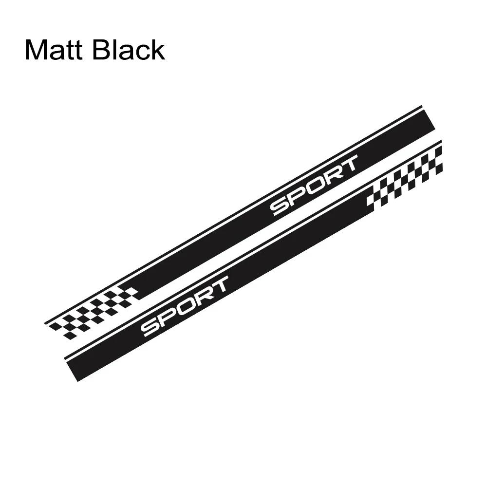 Car Racing Side Body Vinyl Trim Graphic Sticker Decal for MINI Cooper S One JCW F55 F56 F60 R55 R56 R60 Car Exterior Accessories