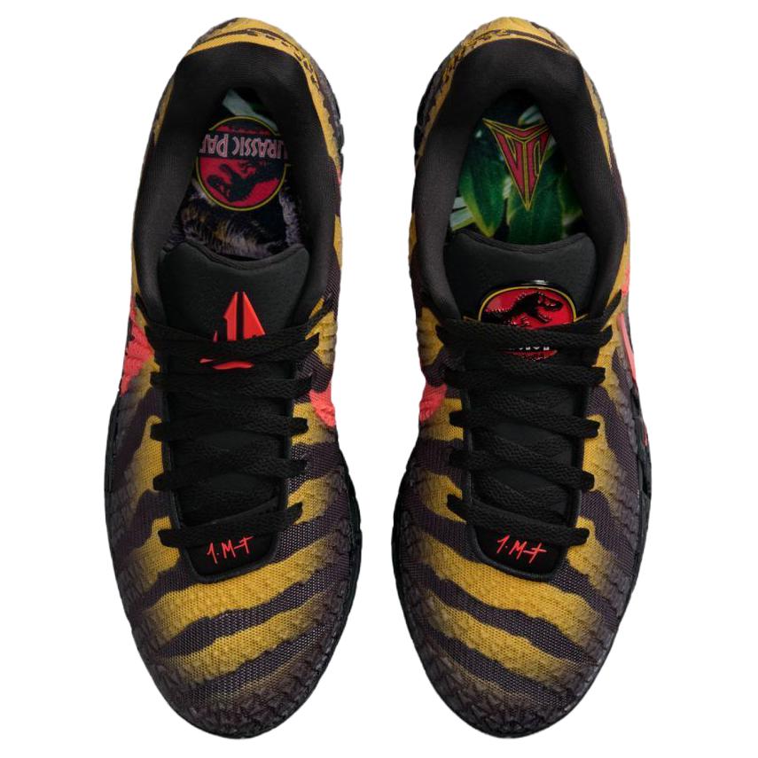 Nike X Jurassic Park Ja Morant 3 Basketbalové boty Unisex Černá Žlutá Červená IU7239-001