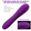 Silicone Dildo Vibrator USB Rechargeable Sex Toys for Women Thread G-spot Massager Stimulate Inner Wall of the Vagina Adult Sexo