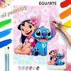 Lilo and Stitch Digital Oil Painting Diy Coloring Handpainted Filling Home Decoration Gift Canvas Wall Art for Living Room Decor