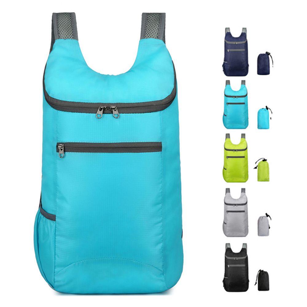 Unisex Camping Hiking Large Capacity Foldable Bag Travel Daypack Outdoor Backpack Sport Bag