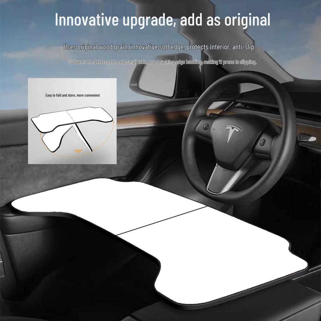Universal Vehicle Folding Tray: For Oil & New Energy Cars - Desktop & Dining Use