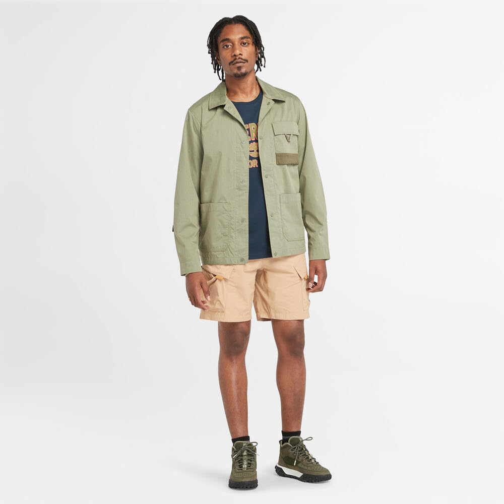 Timberland Men's Cordura® Fabric Durable Jacket, Cassel Earth, Size M (TB0A5SCT5901)