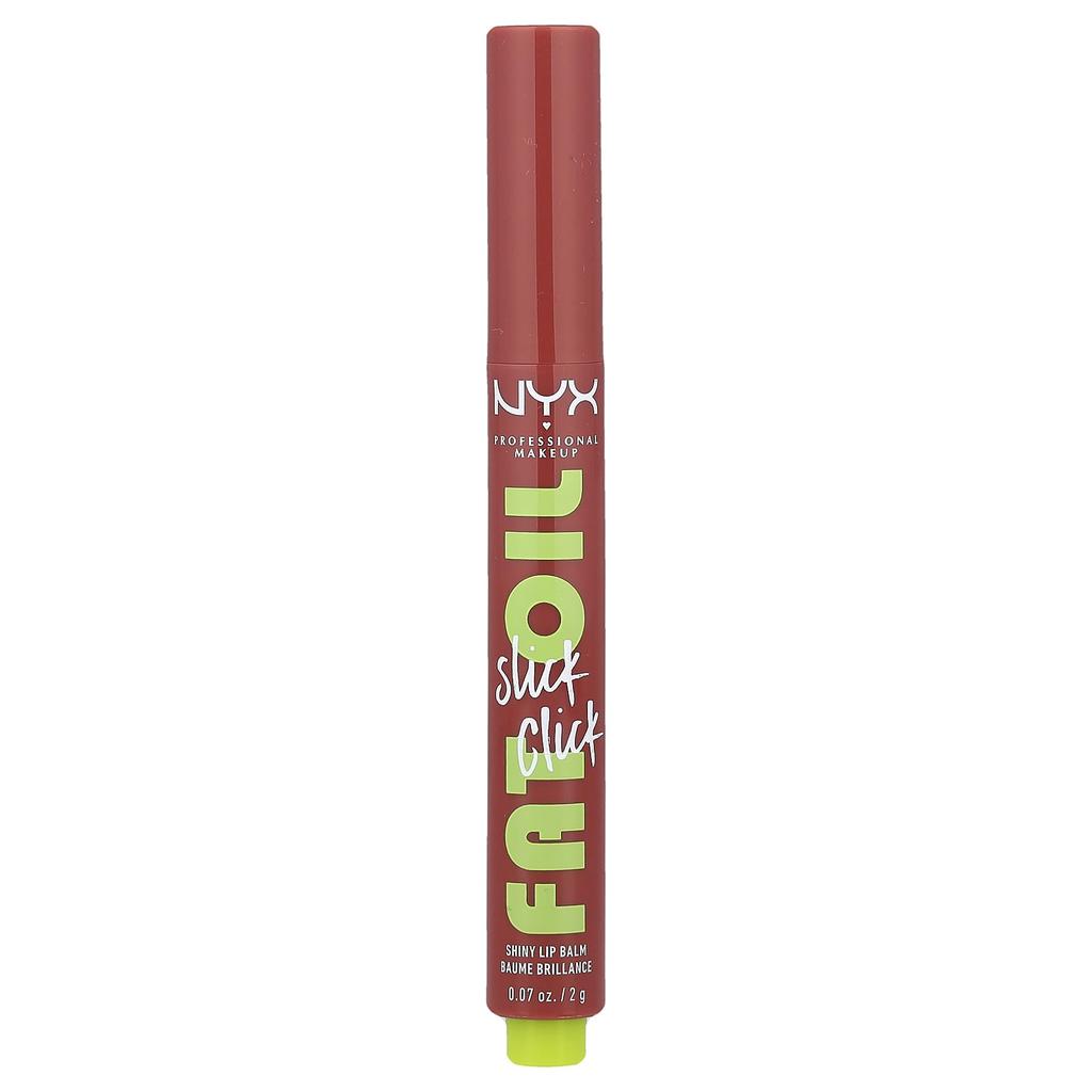 NYX Professional Makeup, Lip Oil Slick Click, Shiny Lip Balm, 04 Going Viral, 2g (0.07oz)