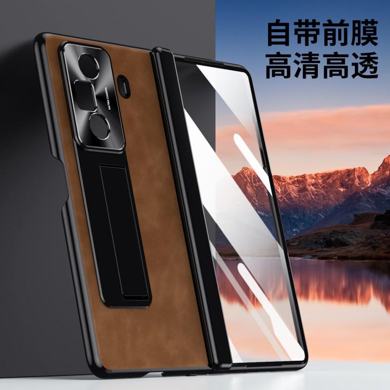 Premium Leather-Style Flip Case Honor Magic V3 Foldable Phone Full Coverage Shockproof Business Cover With Stand Function