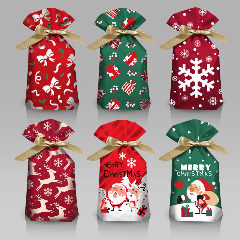 Pabei Christmas Drawstring Gift Bags