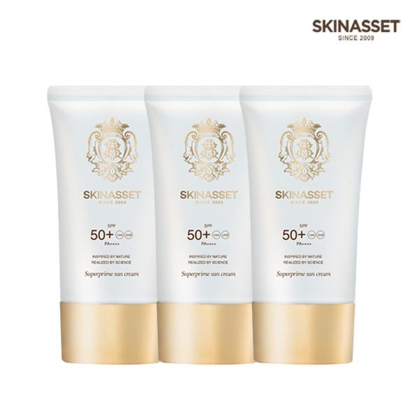 

[SKINASSET] Super Prime Sake Sunscreen 50ML 3-Set