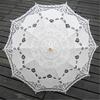 Exquisite Umbrella Multi-use Cotton Lace Flower Pattern Visual Effect Sunshade for Photography