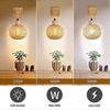Retro Japanese Style Bamboo Bedside Wall Lamp with Rattan Design for UK Homes