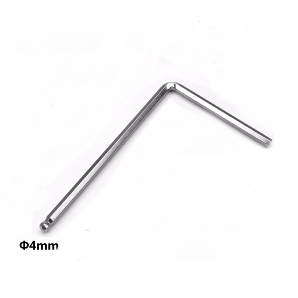 Metal Ball End Guitar Truss Rod Tool 4mm/5mm Regular Hex Wrench Truss Rod Acoustic Guitar Wrench