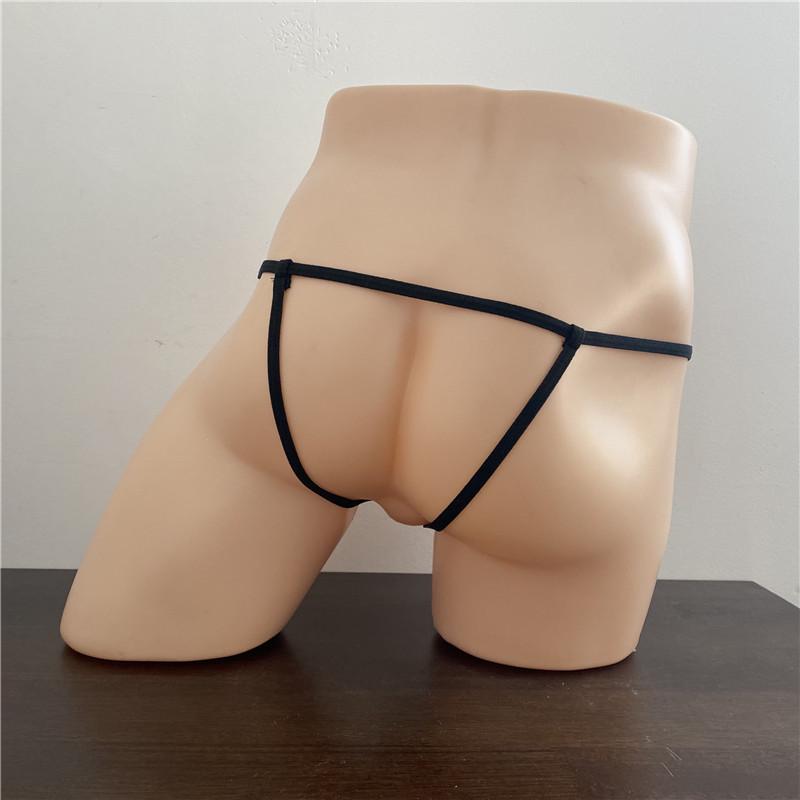 Men's Transparent Elastic Mesh Pants - Hollow Sexy Design