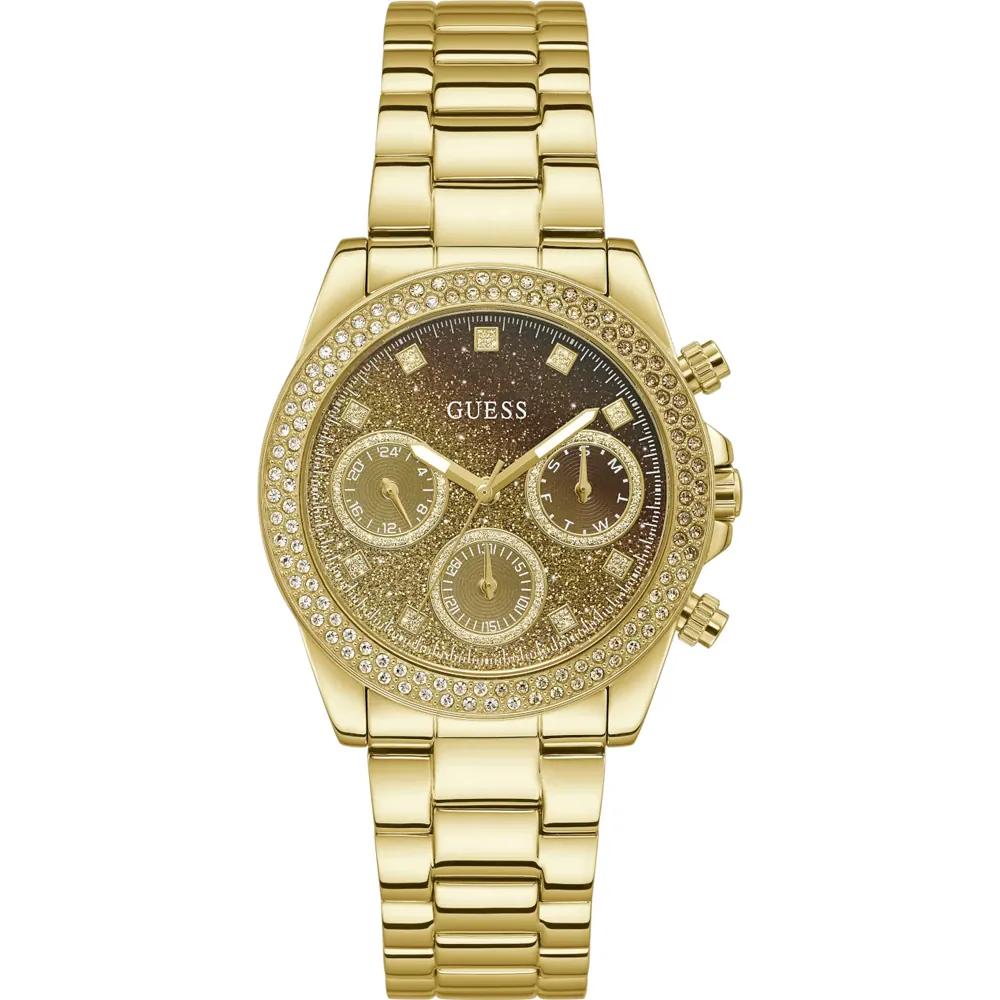 GUESS Sol Gold Stainless Steel Ladies Quartz Watch GW0483L2 золотой