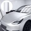 Película de Hielo Satinado Mate Metálico Película de Vinilo de Cambio de Color Plateado Película para Envolver Coches Pegatina sin Burbujas Envoltura Accesorios para Coche