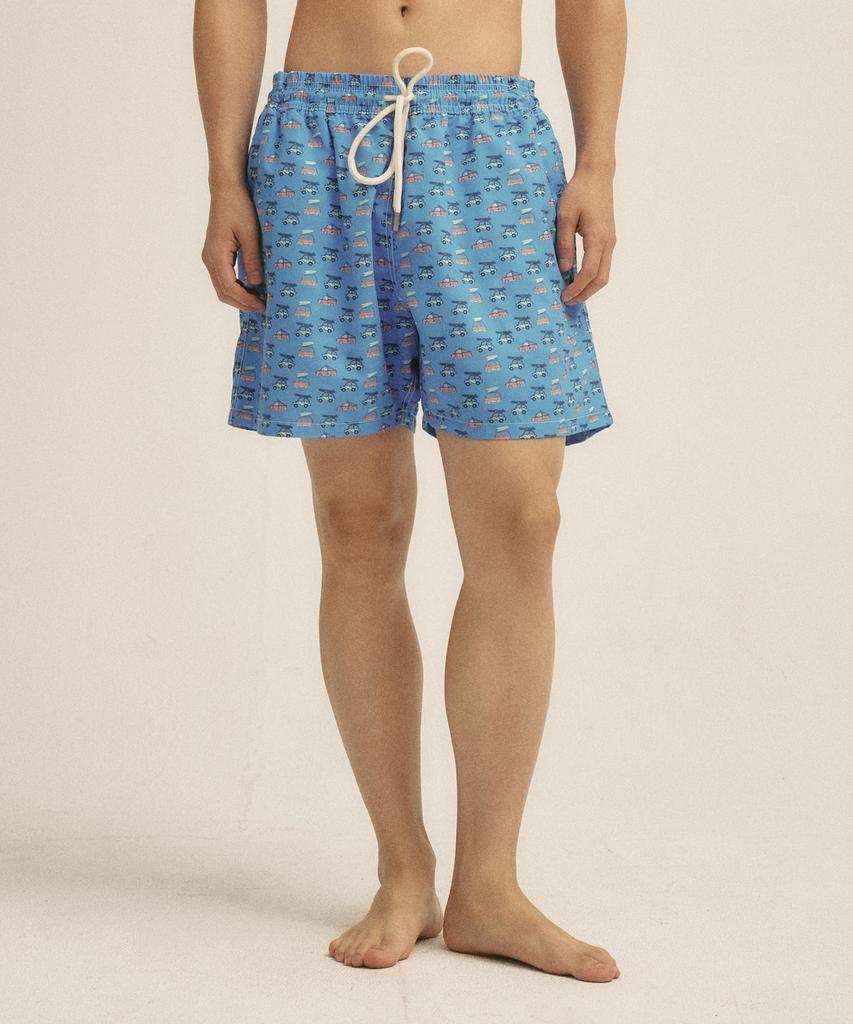 Billalei Surfing Van Resort Men'S Swim Shorts - Vintage Blue