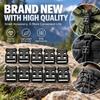 10pcs Black Rope Clamp Cord Lock Stopper Plastic Square Spring Buckle  for Lanyard Chest Tag