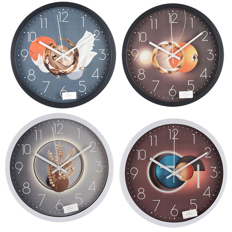Cartoon Wall Clock for Boys and Girls Room Cute Silent Creative Quartz Children's Clock New Style