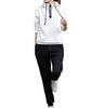 Jillua Long Sleeve and Pants Perfect for and Dance Sizes Japanese Women's Sweatshirt, Hoodie, Set, Sports, Loungewear, Streetwear, Casual, (White,