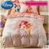 Girls' Frozen Princess Cartoon Cotton Bedding Set - 3 Pieces