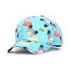 Dinosaur & Butterfly Digital Print Children's Sun Protection Baseball Caps
