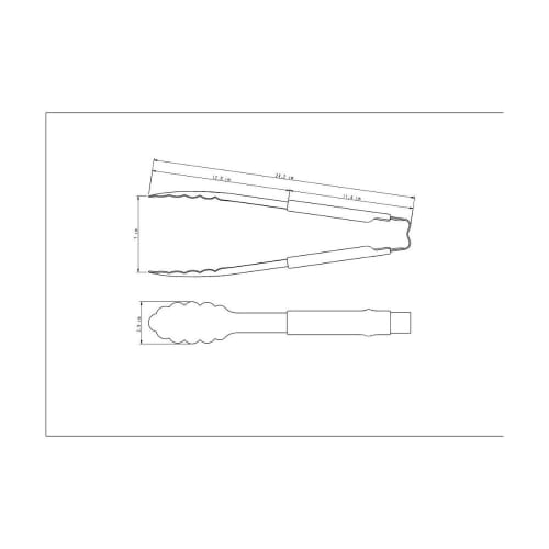 25056/160 Utiliter Multi-Tongs 24cm Gray