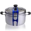 2 Stück Crock Pot Deckel Elastisches Silikonband Universelles Deckelbefestigungsband Deckelband für Auflaufform